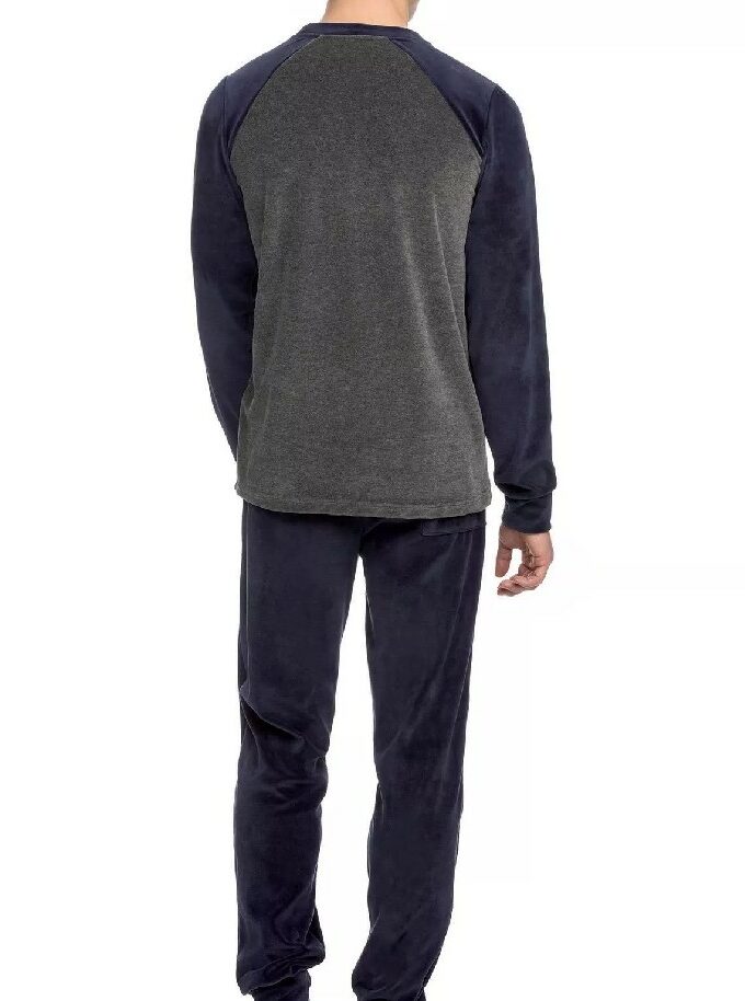 Men's velvet pyjamas Vamp 15755