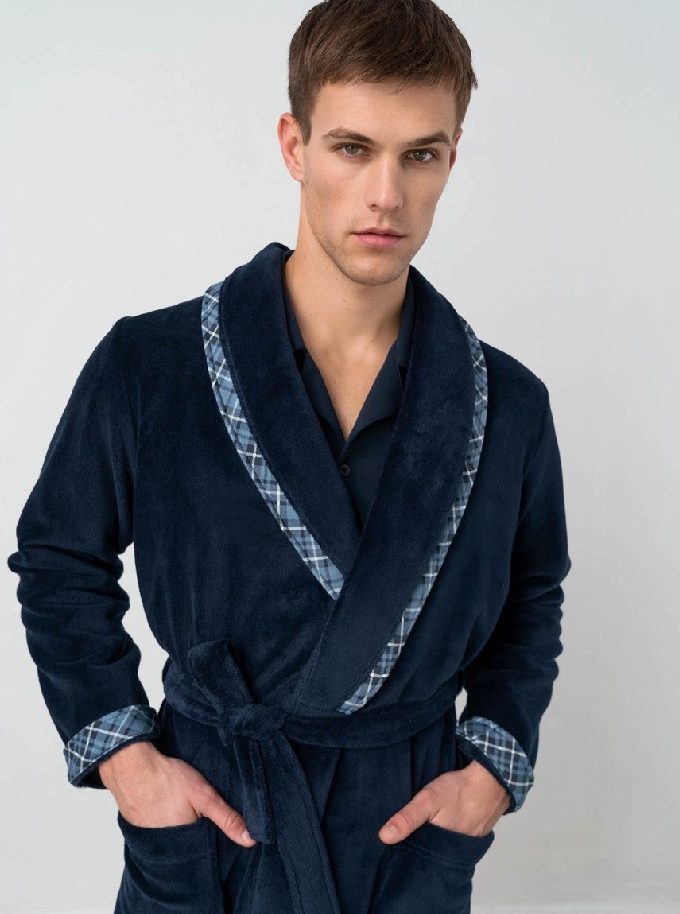 Men's fleece Vamp robe 17651