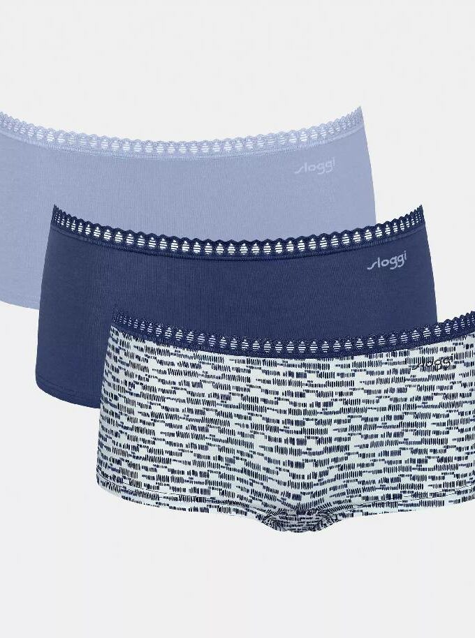 Γυναικείο σλιπ short σε πακέτο 3 τμχ. Sloggi Go Crush H Short C3P
