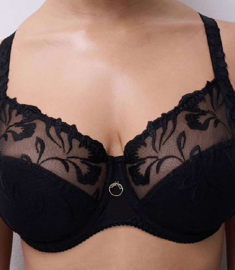 Σουτιέν μαύρο για βαρύ στήθος με μπανέλα Chantelle C1B3MU - Image 3