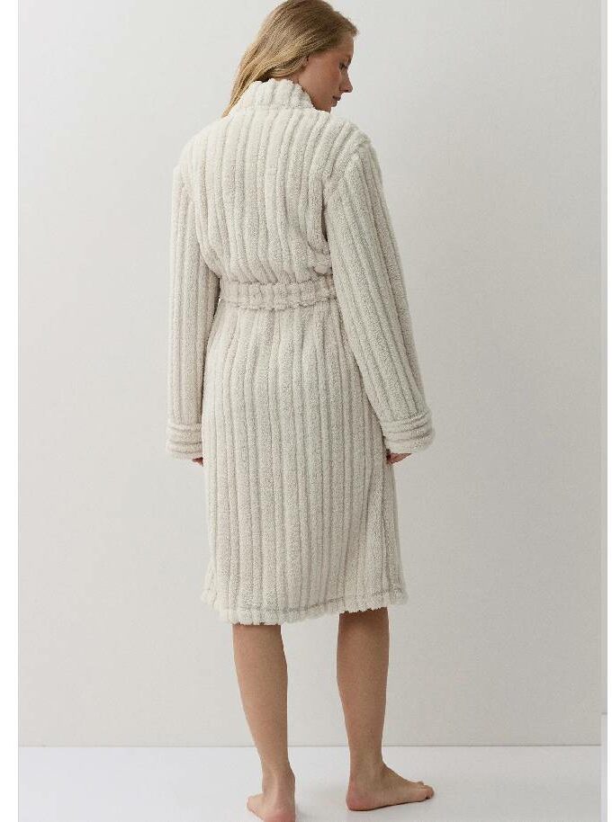 Γυναικεία χειμωνιάτικη ρόμπα σταυρωτή fleece Aruelle Averly