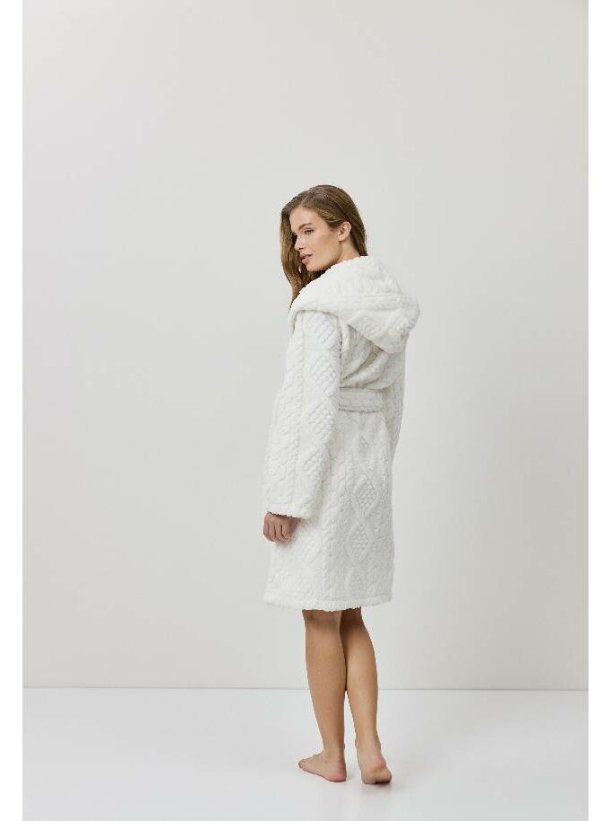 Χειμωνιάτικη ρόμπα fleece με κουκούλα Aruelle Charme